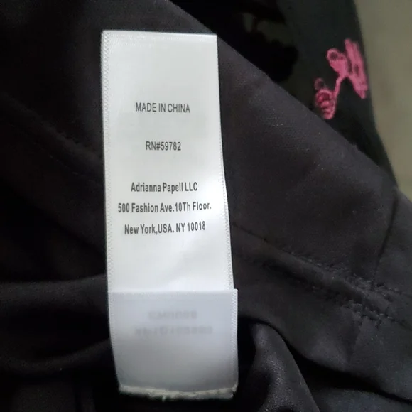 Adrianna Papell Embroidered Floral Desss - Picture 11 of 11